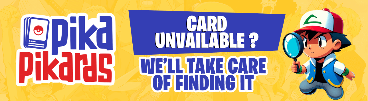 card unvailable ? we’ll take care of finding it